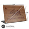 California Wood Flag Universal Laptop 16.6in (13.4 x 9.7in) Skin